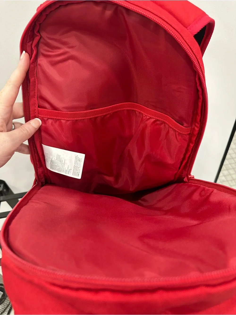 EUC Red Jordan Air Classic HBR Logo Backpack